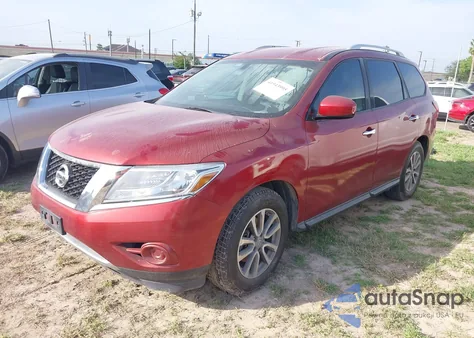 2014 Nissan Pathfinder Sv z USA, uszkodzony, nr VIN 5N1AR2MN6EC649749